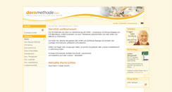 Desktop Screenshot of dornmethode.com