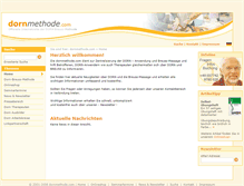 Tablet Screenshot of dornmethode.com